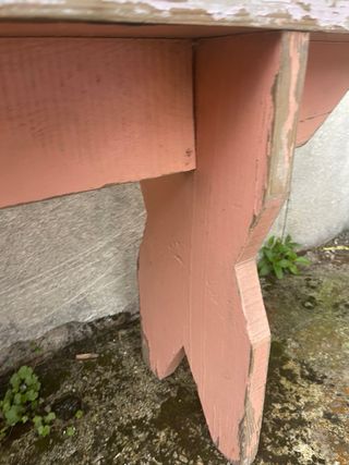 Banco de madera antiguo