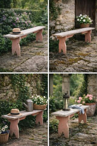 Banco de madera antiguo