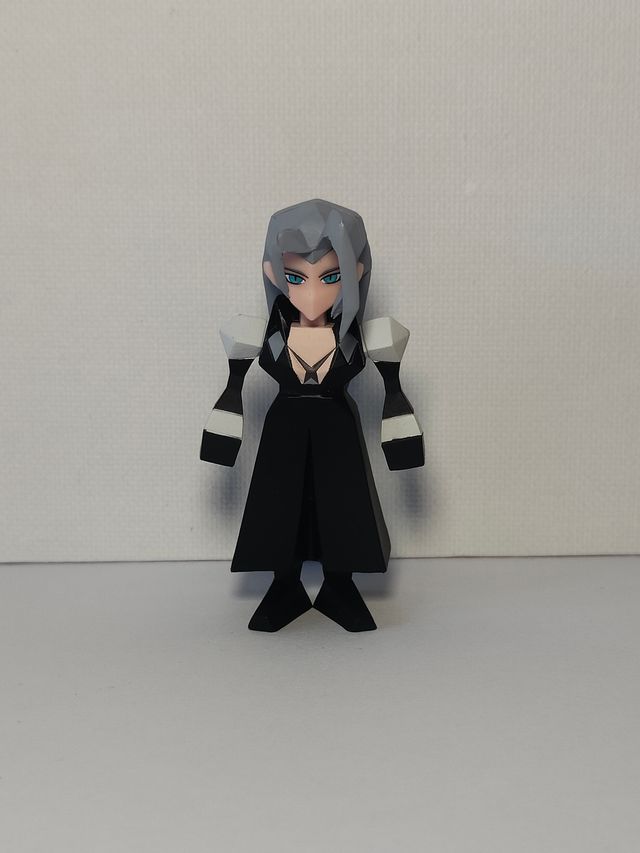 Figura poligonale di Sephiroth tratta da Final Fantasy VII