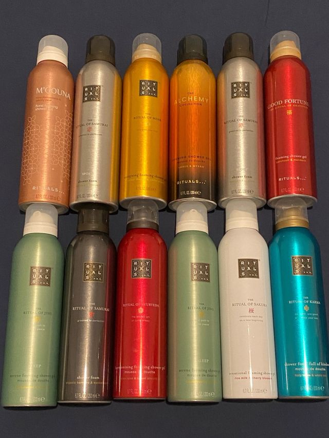 Lote 10 Espumas Ducha Rituals