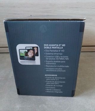 Avantia DVD 9 HD Doble Pantalla Coche