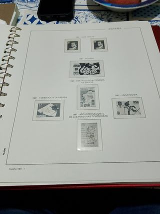 Hojas Filabo 1978 y 1981-1987