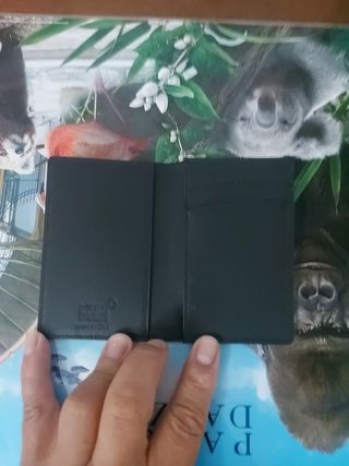 Tarjetero Montblanc Negro