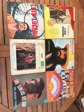 Pack de 6 vinilos de música: