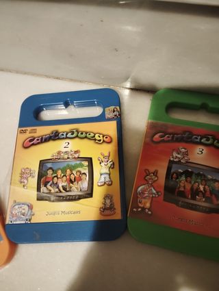 Conjunto DVD y CD Cantajuegos