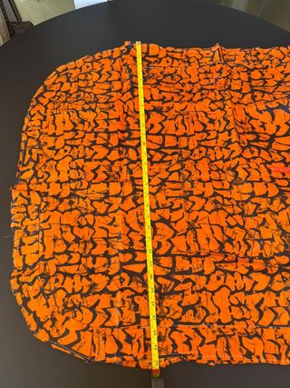 Ropa Africana Mujer Naranja y Negro