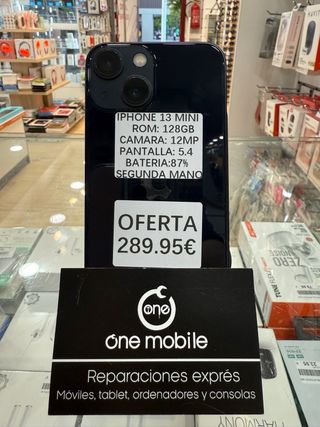iPhone 13 mini 128GB Negro Batería 87%
