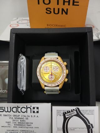 Omega x Swatch Mission to the Sun Giallo