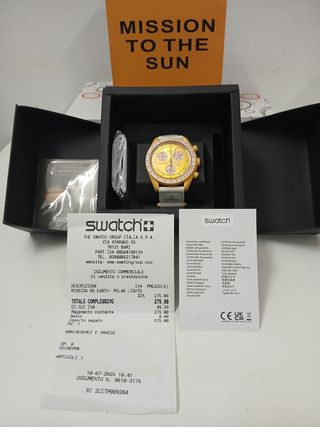 Omega x Swatch Mission to the Sun Giallo