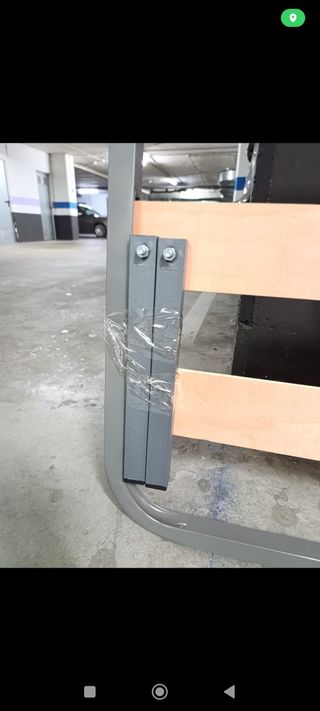 Somier metálico aluminio con patas
