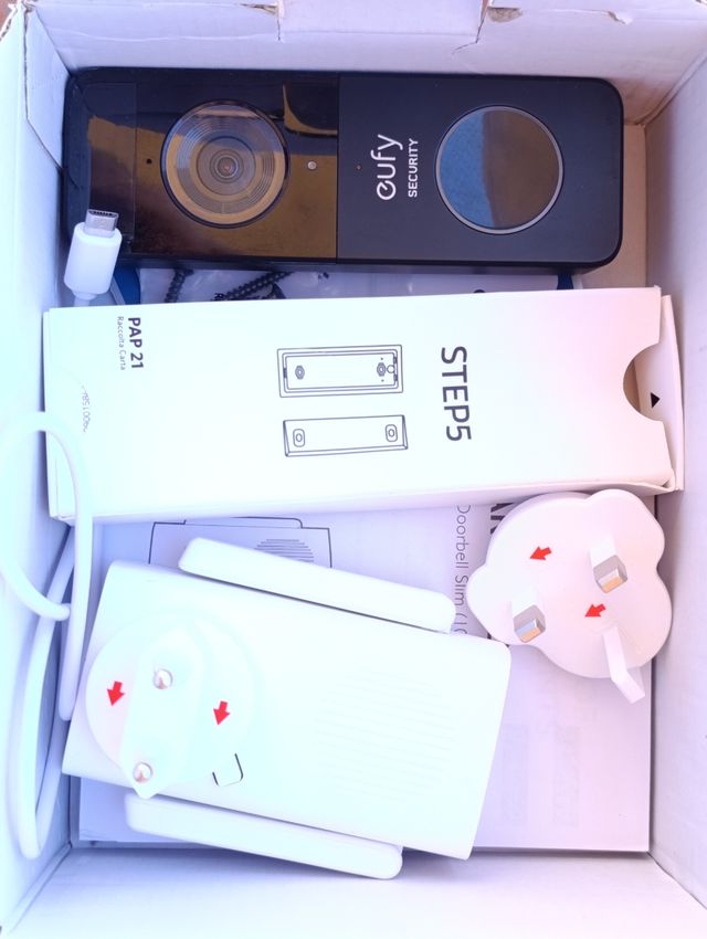 Videoportero Eufy inalámbrico 1080p ip65