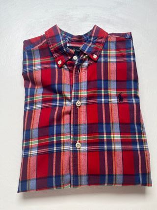 Polo Ralph Lauren Camisa a Cuadros Roja