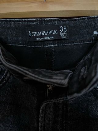 Pantalones campana negros