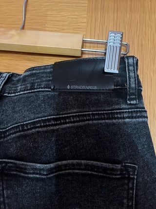 Pantalones campana negros
