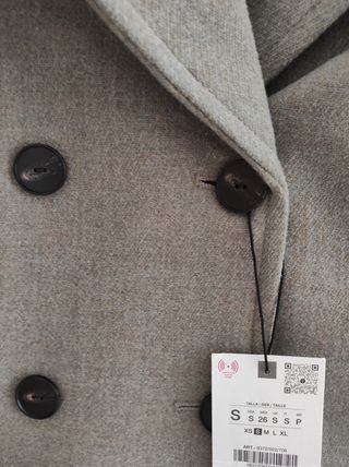 Abrigo Zara Talla S 
nuevo 