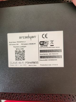 Livebox Router WiFi 2.4GHz