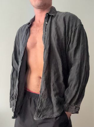 Camisa Vintage Halhuber Gris