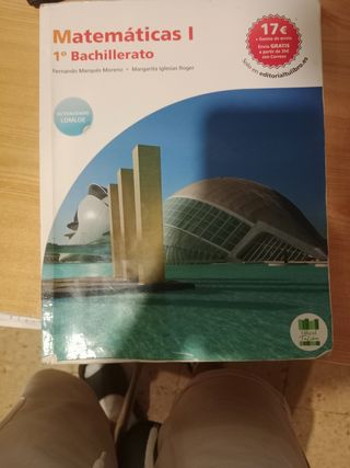libro matematicas 1 bach 