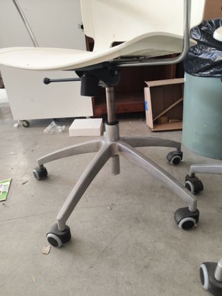 Silla de oficina/estudio PVC y metal