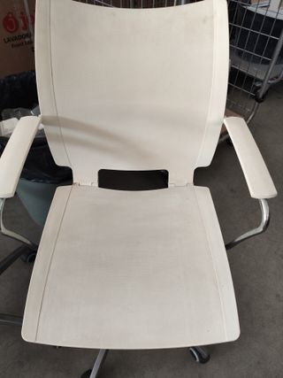 Silla de oficina/estudio PVC y metal