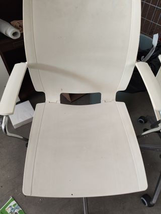 Silla de oficina/estudio PVC y metal