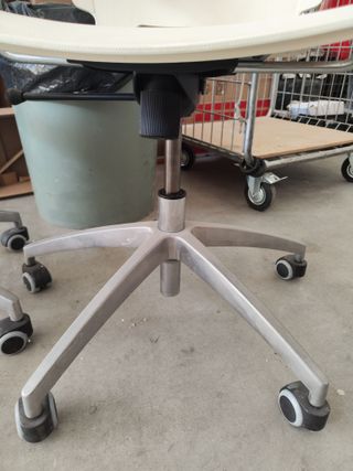 Silla de oficina/estudio PVC y metal