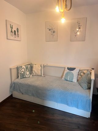 Cama nido Ikea HEMNES con 2 colchones de 80 