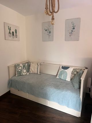 Cama nido Ikea HEMNES con 2 colchones de 80 