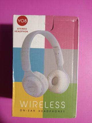Cascos Inalámbricos Bluetooth YO8 Blancos
