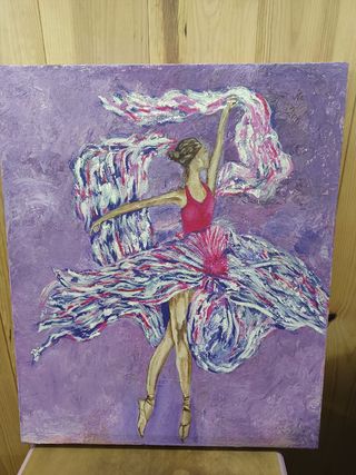 Cuadro acrílico y oleo