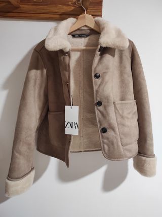 Abrigo Zara pelo talla S