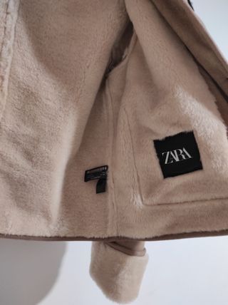 Abrigo Zara pelo talla S