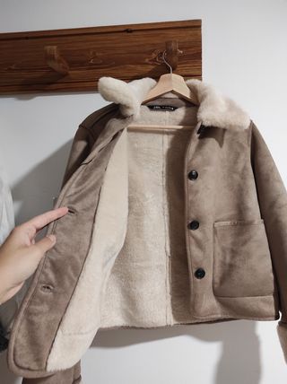 Abrigo Zara pelo talla S