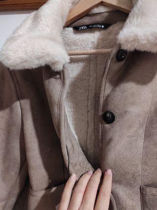 Abrigo Zara pelo talla S