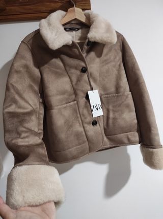 Abrigo Zara pelo talla S