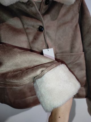 Abrigo Zara pelo talla S
