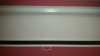 Pantalla blanca para proyector