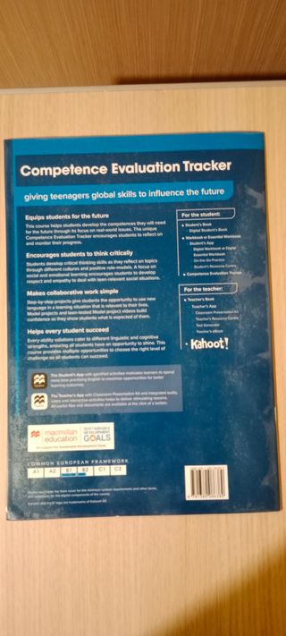 Libro de Inglés "Competence Evaluation Tracker"