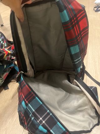 Mochila Jansport a cuadros