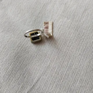 Anillo Plata Piedras Vintage 