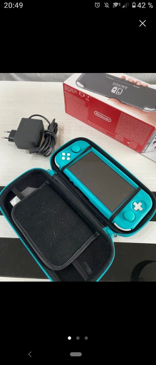 Nintendo Switch Lite + paper Mario en memoria