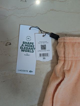 Shorts Lacoste in spugna pesca - Taglia 40 (IT)