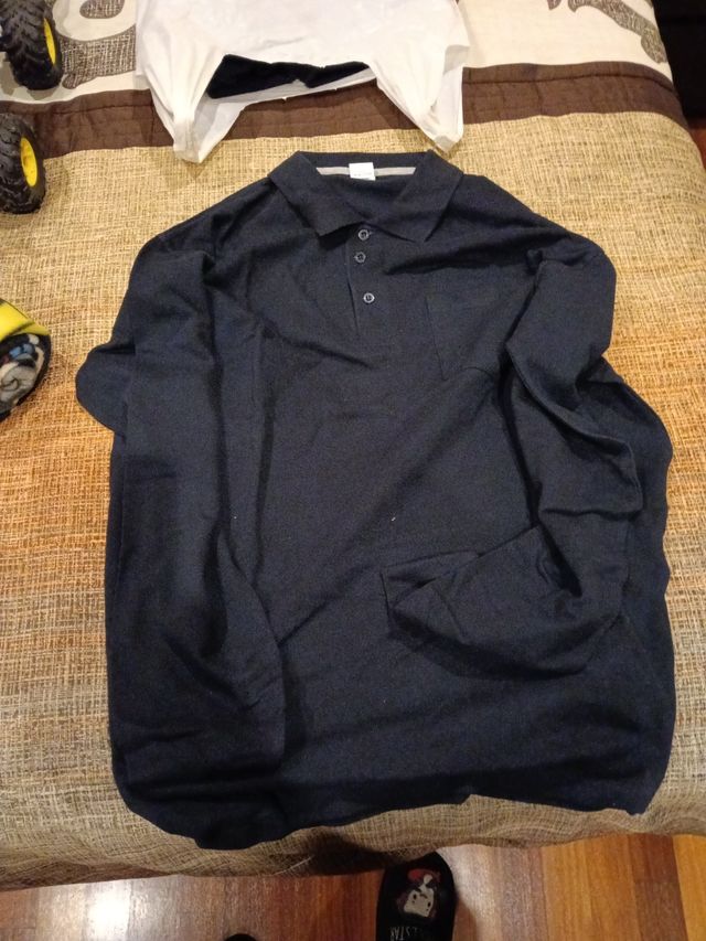 Polo de trabajo negro