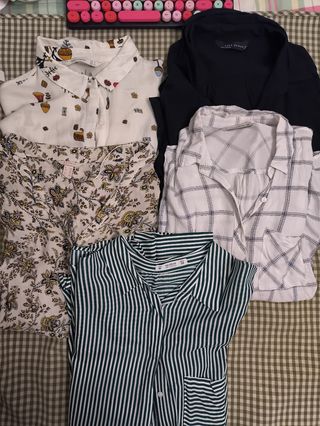 Lote 5 Camisas Mujer Talla S