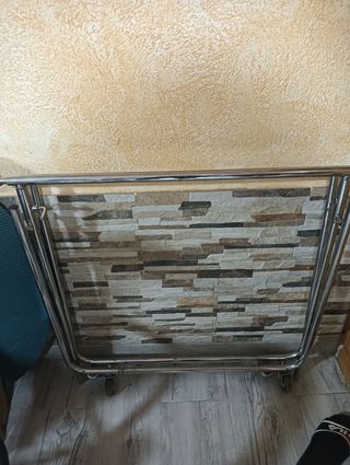 Burros metálicos para colgar ropa plegables