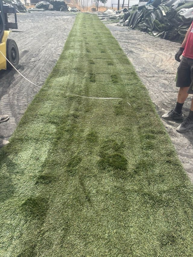 Cesped artificial reciclado