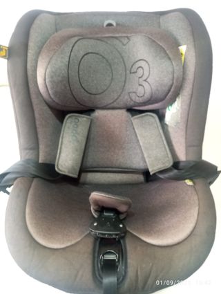 Silla de coche infantil gris Isofix 