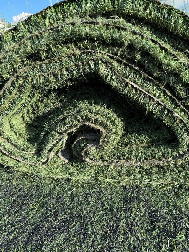 Cesped artificial reciclado