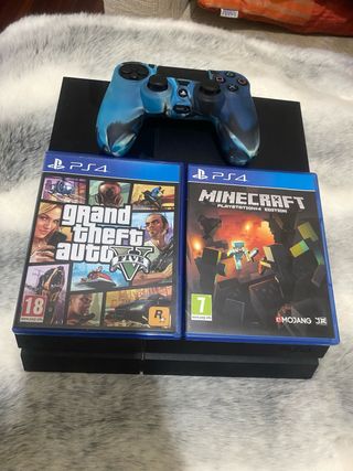 PS4 (PlayStation 4) con Mando y Juegos