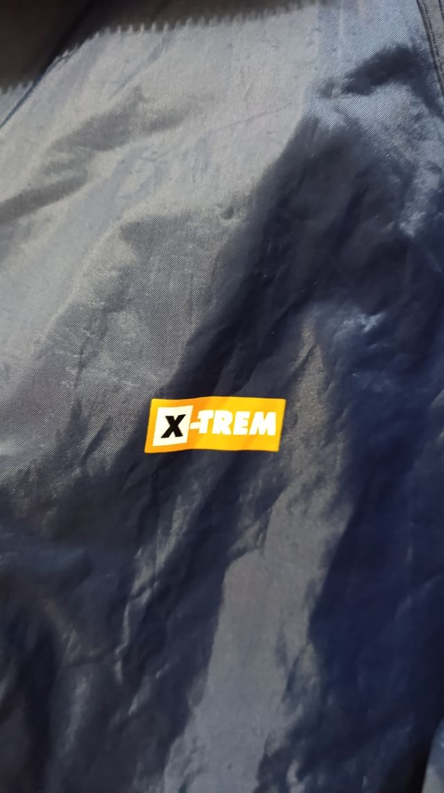 Giacca uomo impermeabile blu